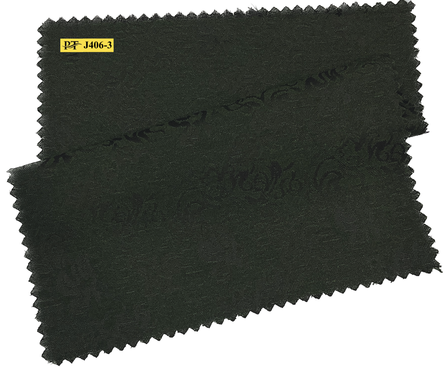 J406-3/P2-22025 Forest Green Jacquard Pants Fabric