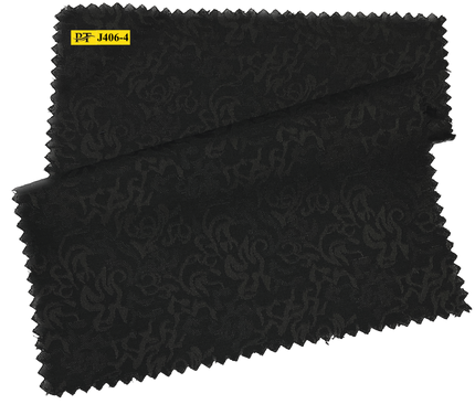 J406-4/P2-22026 Black Jacquard Suit Fabric