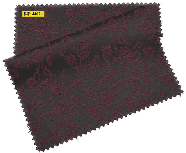 J407-1/P2-22027 Burgundy Jacquard Jacket Fabric
