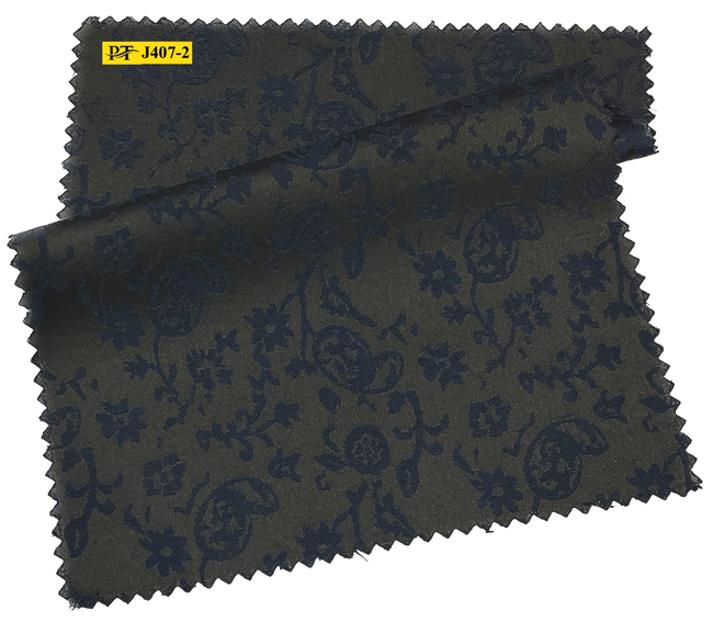 J407-2/P2-22028 Navy Jacquard Jacket Fabric