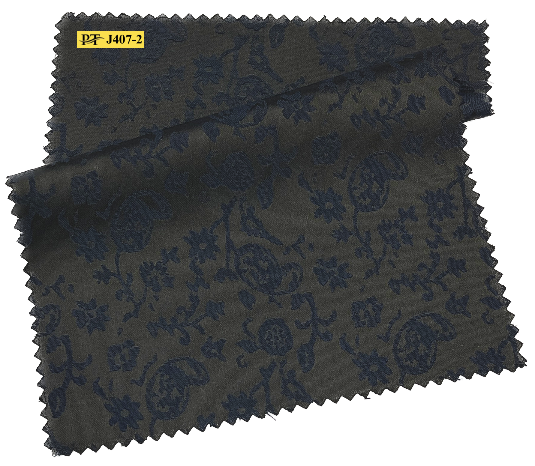 J407-2/P2-22028 Navy Jacquard Pants Fabric