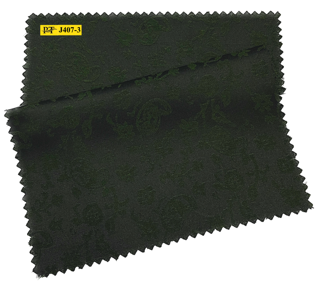 J407-3/P2-22029 Forest Green Jacquard Jacket Fabric