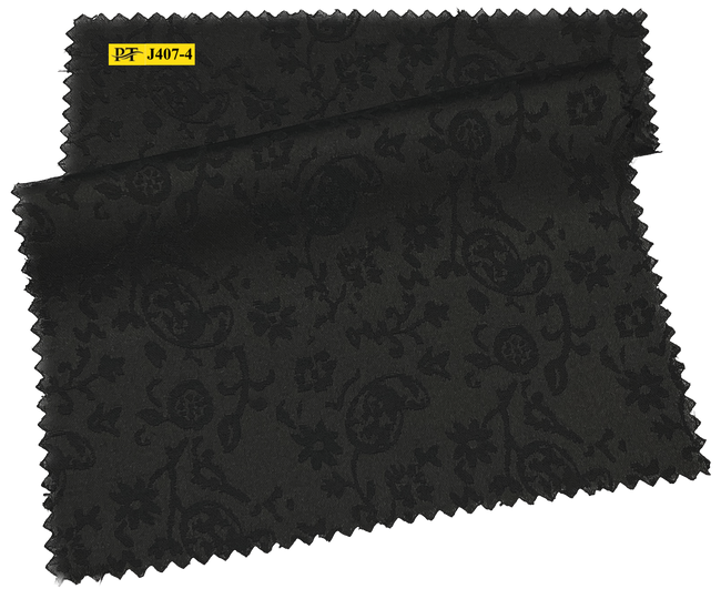 J407-4/P2-22030 Black Jacquard Jacket Fabric