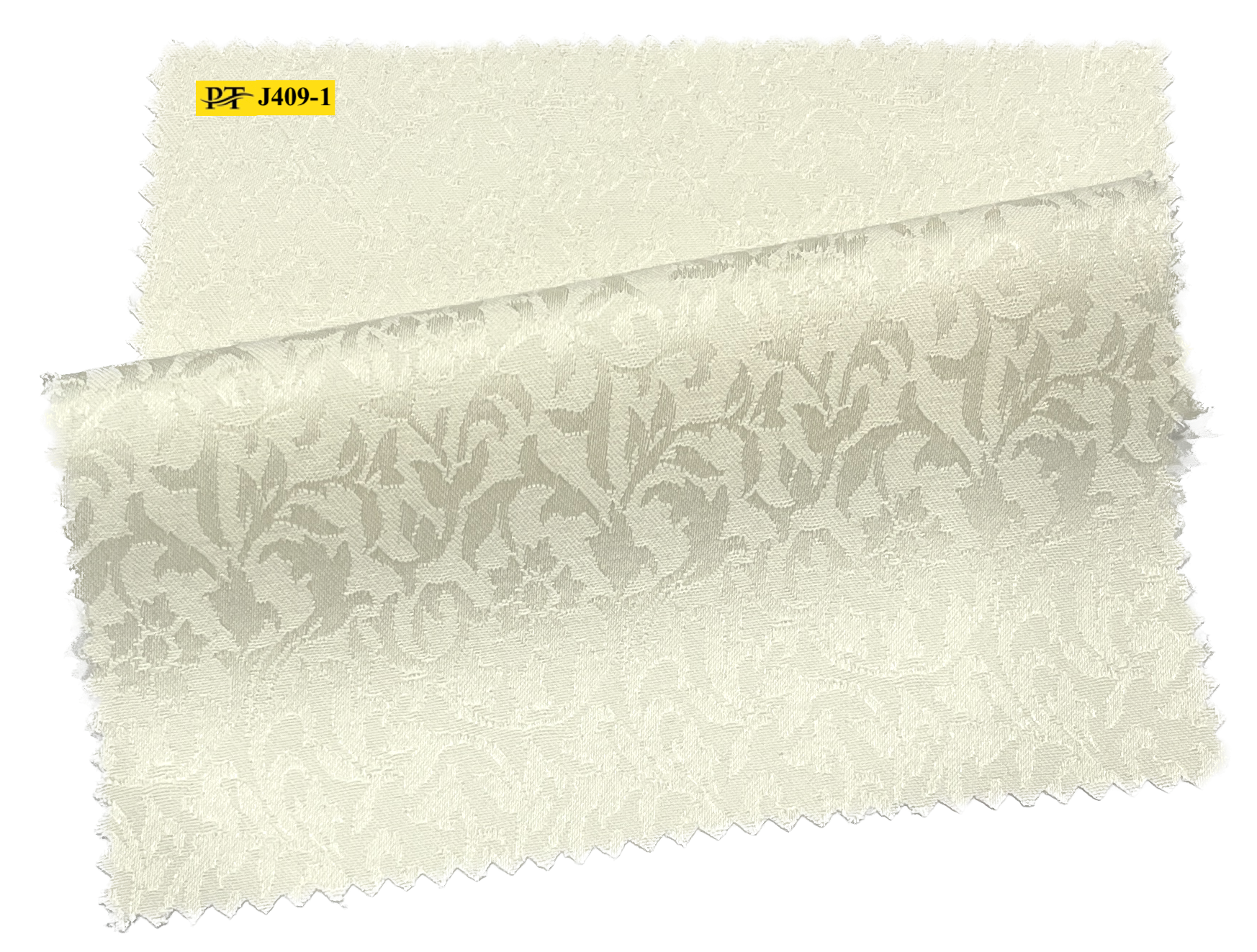 J409-1/P2-22035 Ivory Jacquard Jacket Fabric