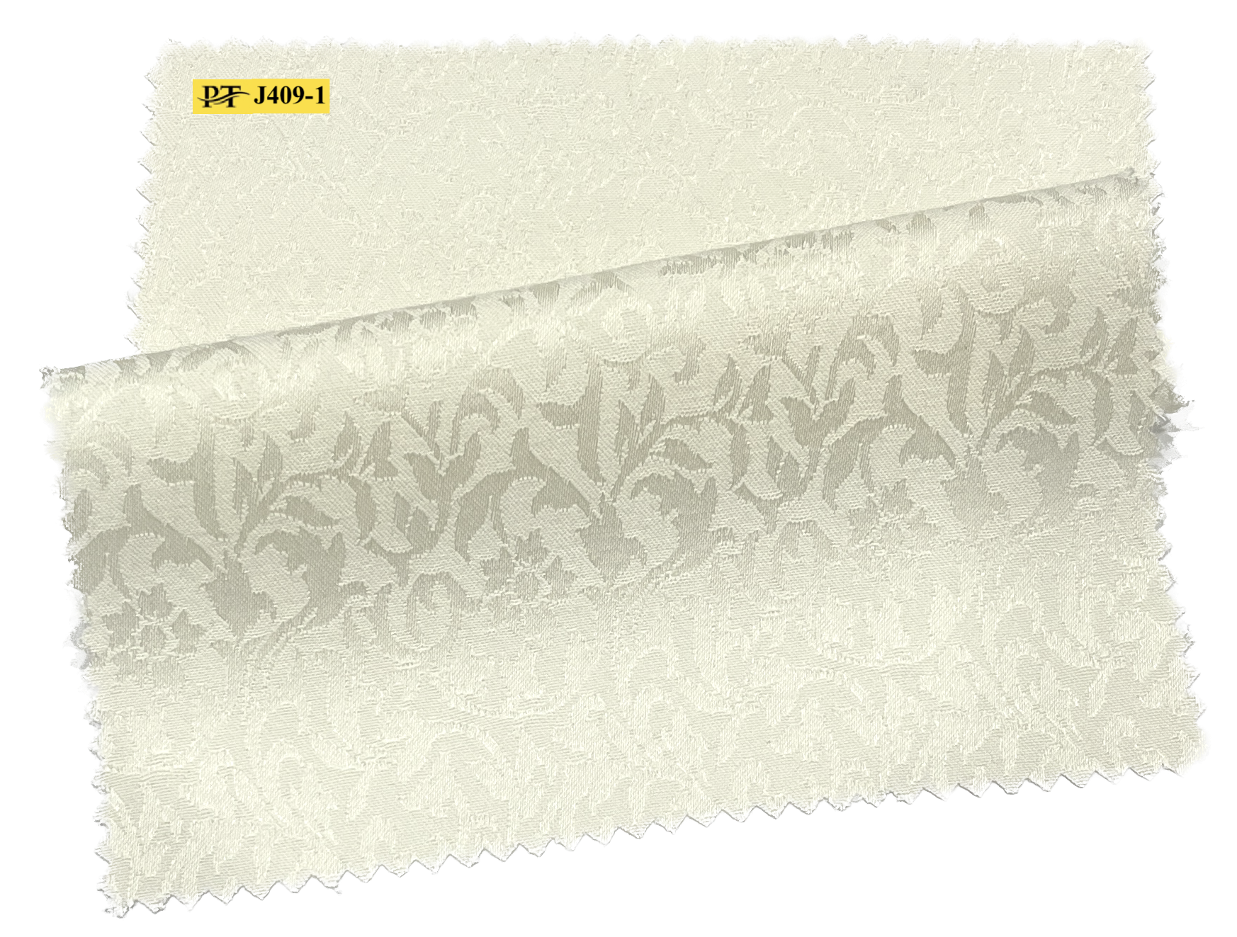 J409-1/P2-22035 Ivory Jacquard Vest Fabric