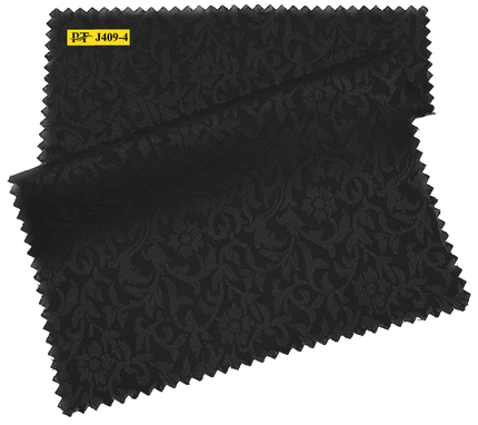 J409-4/P2-22038 Black Jacquard Suit Fabric