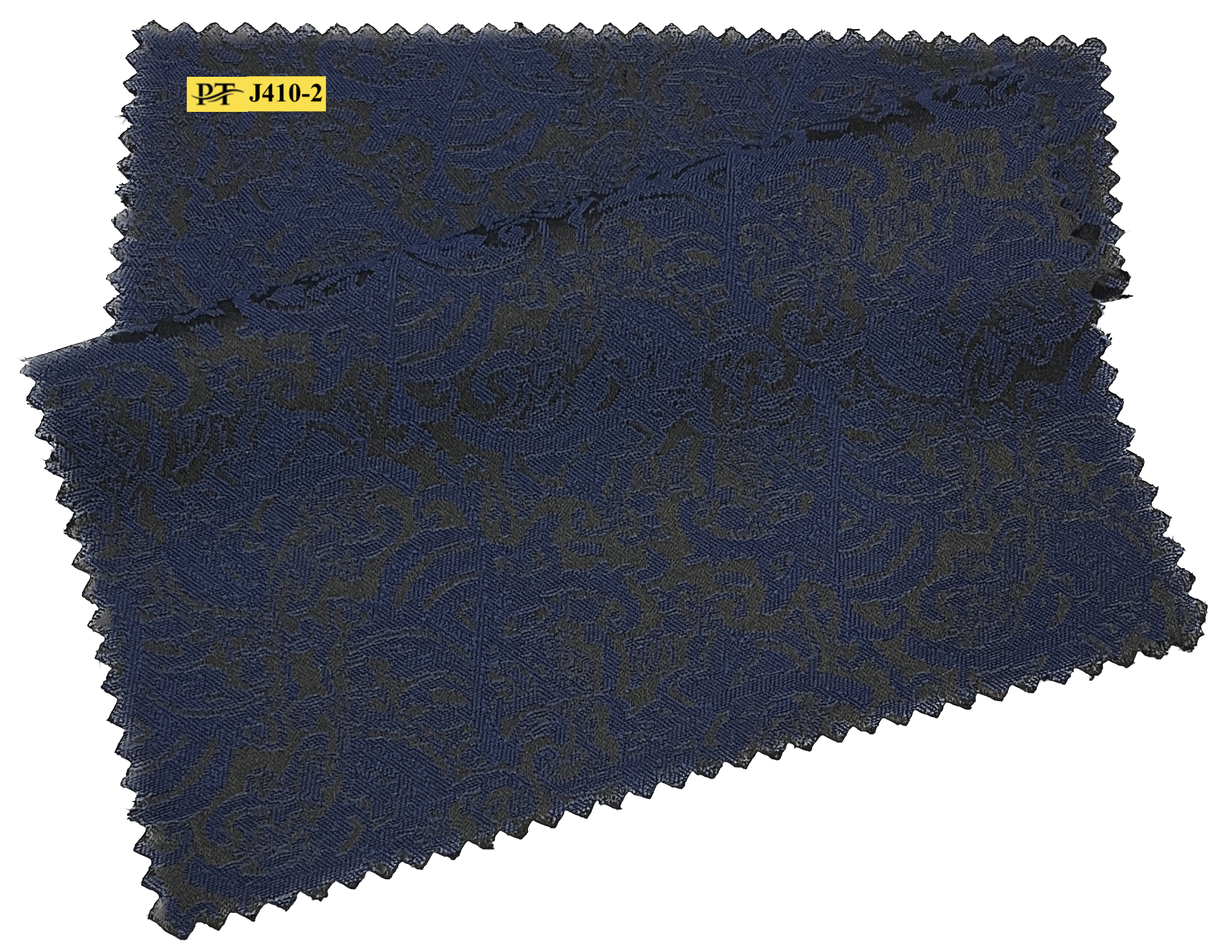 J410-2/P2-22040 Navy Blue Jacquard Pants Fabric