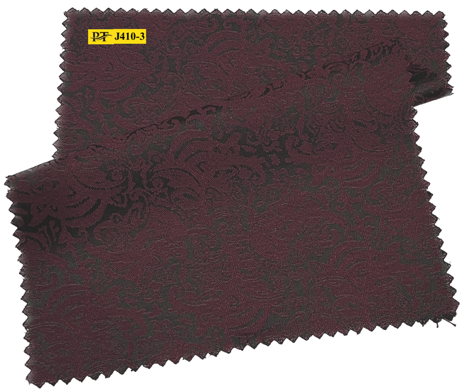 J410-3/P2-22041 Burgundy Jacquard Pants Fabric