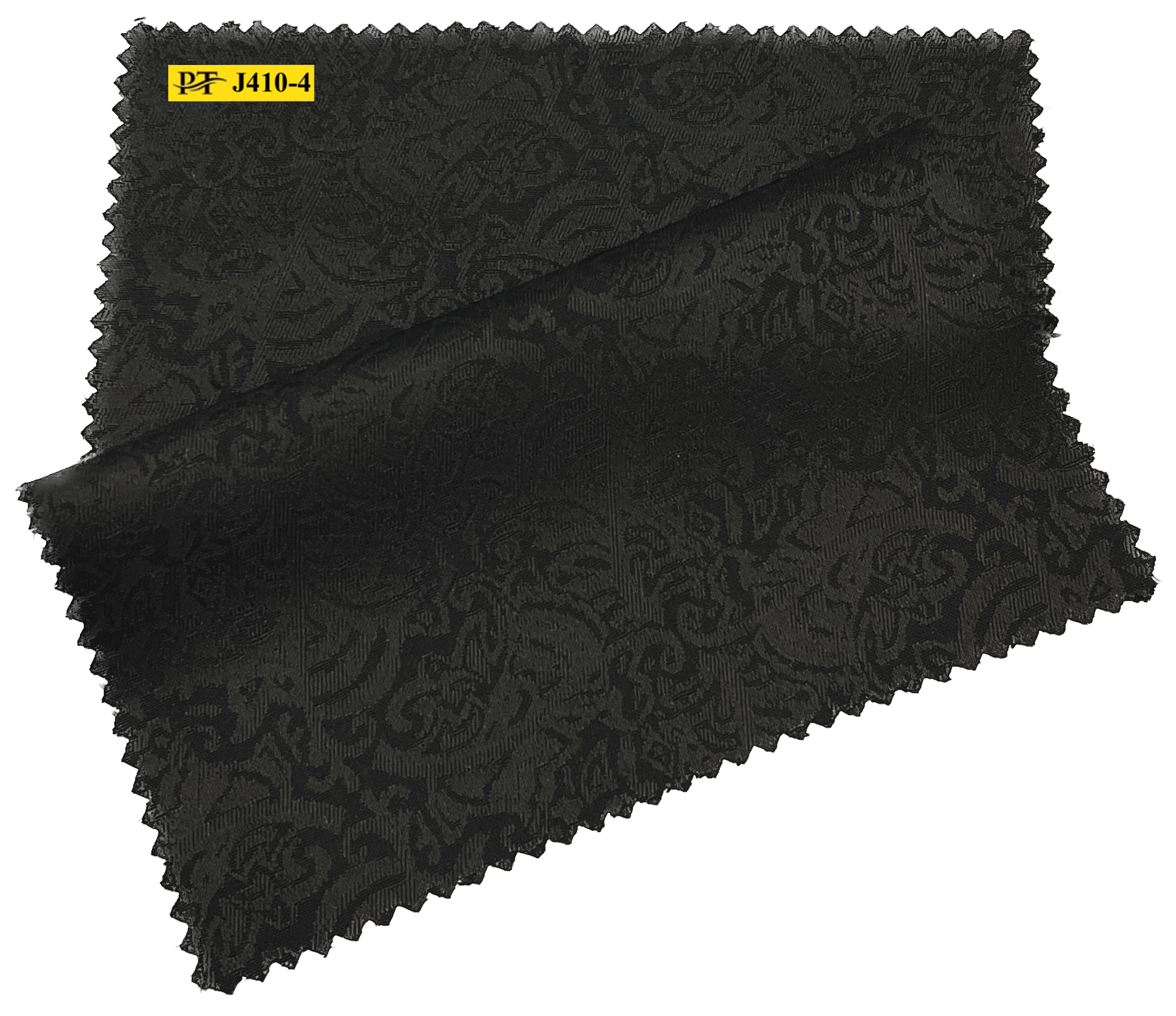 J410-4/P2-22042 Black Jacquard Vest Fabric