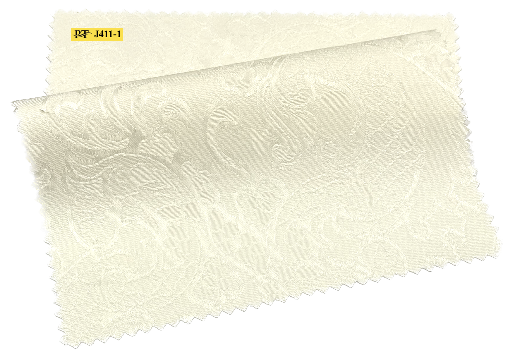 J411-1/P2-22043 Ivory Jacquard Jacket Fabric