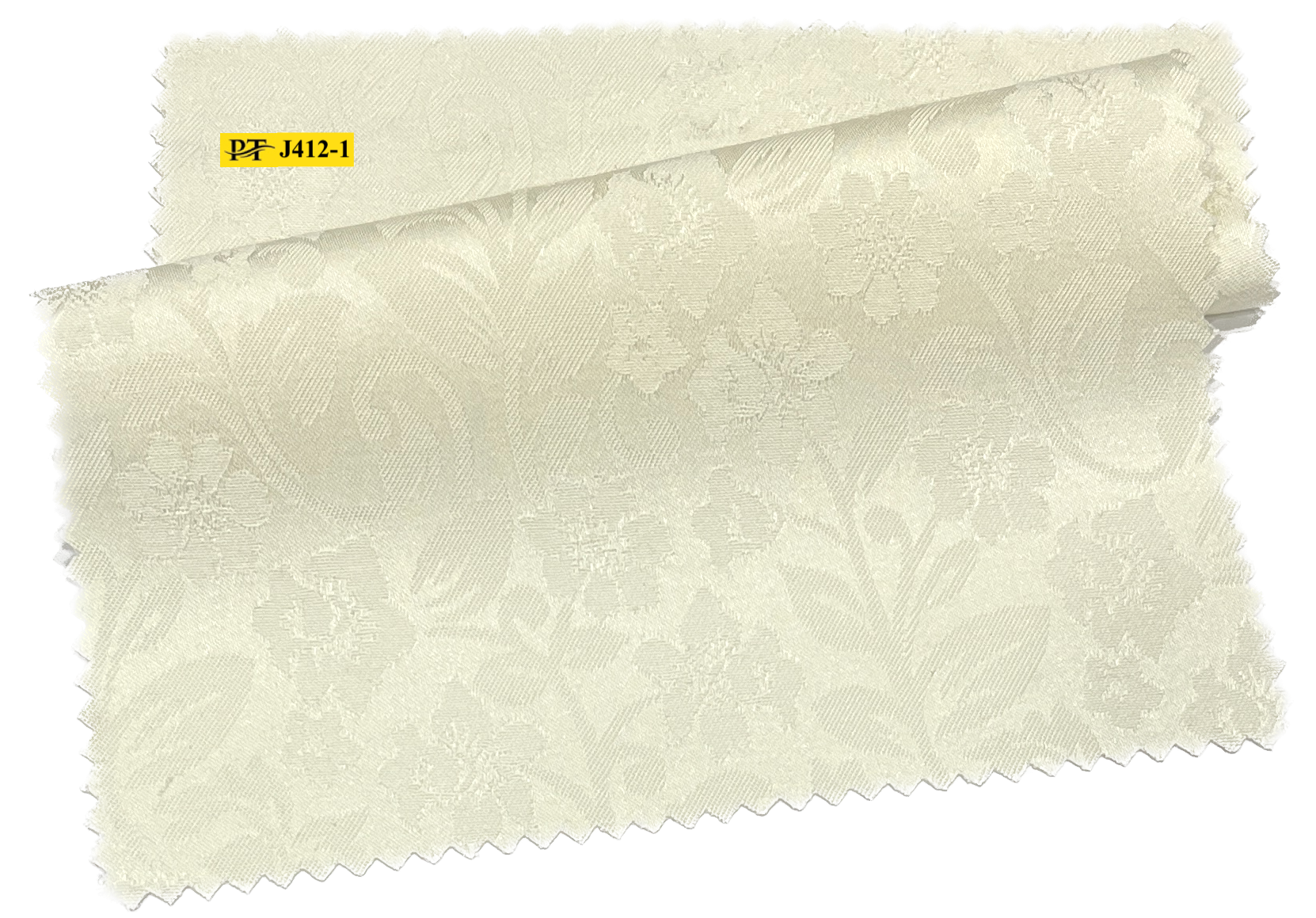 J412-1/P2-22047 Ivory Jacquard Jacket Fabric