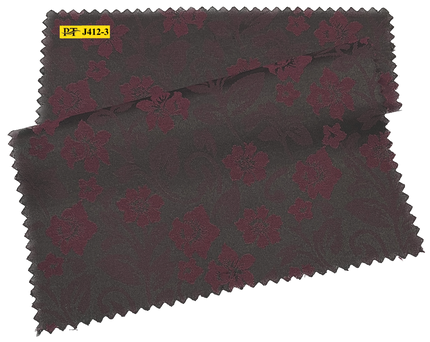 J412-3/P2-22049 Burgundy Jacquard Jacket Fabric