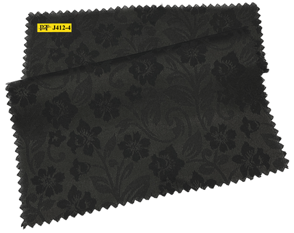 J412-4/P2-22050 Black Jacquard Jacket Fabric