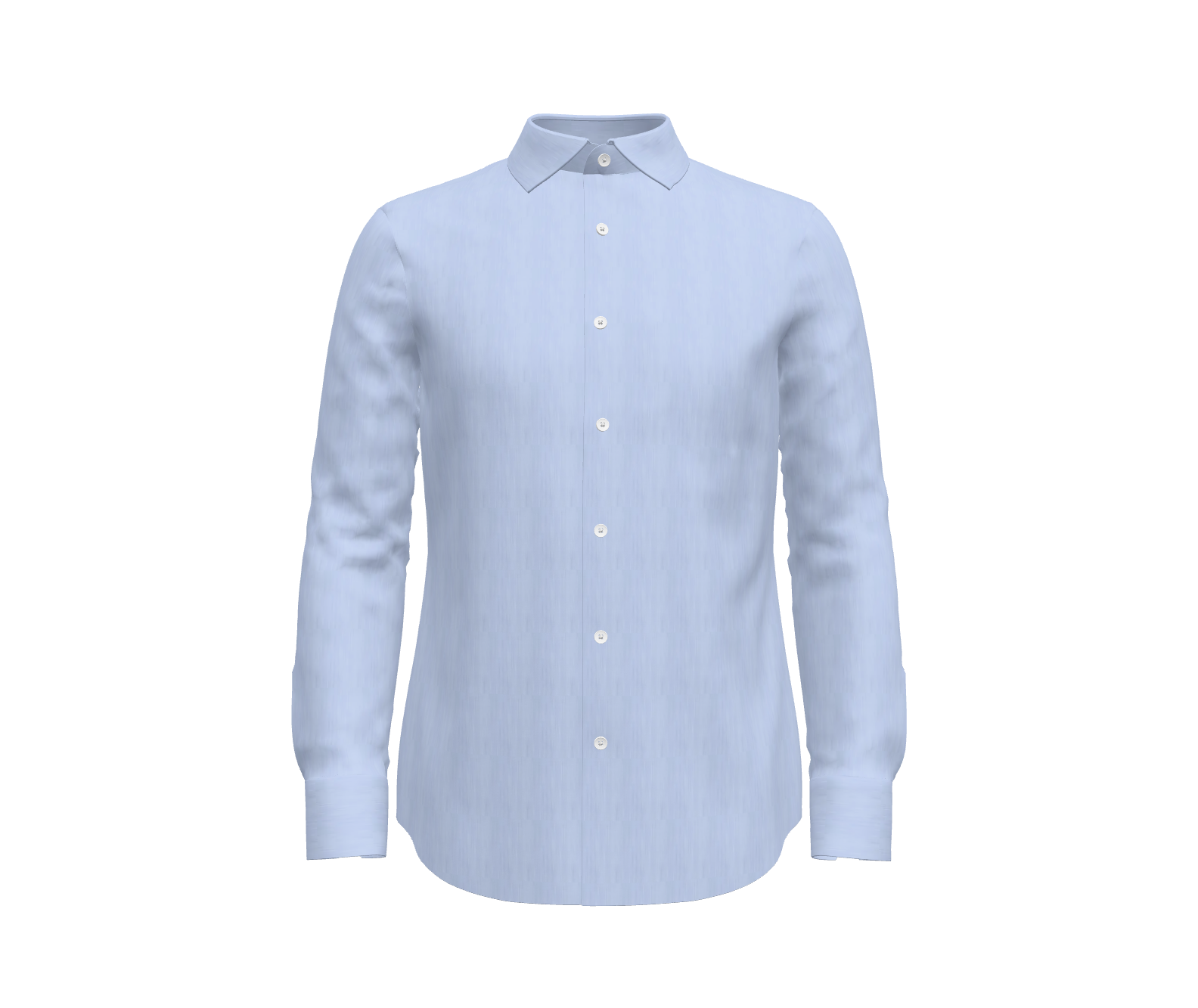 Light Blue and White Micro Stripe Shirt