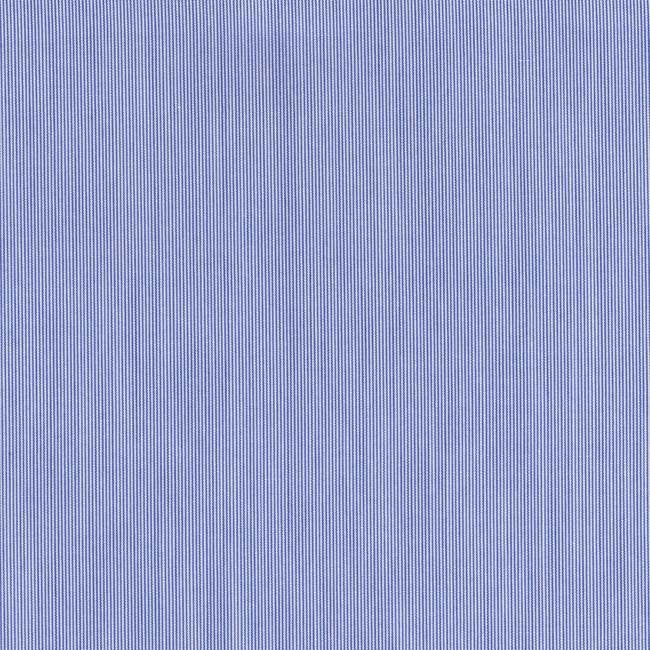 Navy Blue and White Micro Stripe Shirt