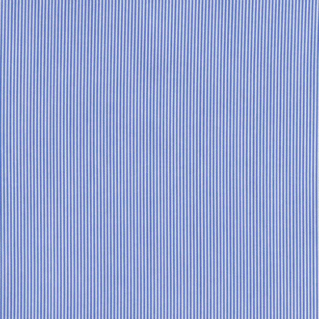 Navy Blue and White Pencil Stripe Shirt