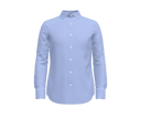 Light Blue and White Micro Houndstooth Shirt