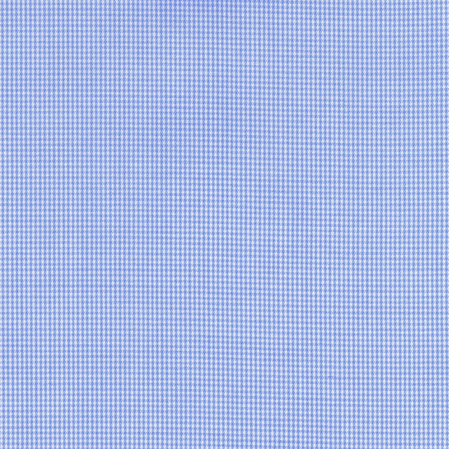 Light Blue and White Micro Houndstooth Shirt