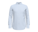 Light Blue and White Pinpoint Self Texture Shirt