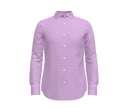 Pink and White Houndstooth Self Texture Shirt