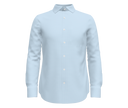 Light Blue and White Houndstooth Self Texture Shirt