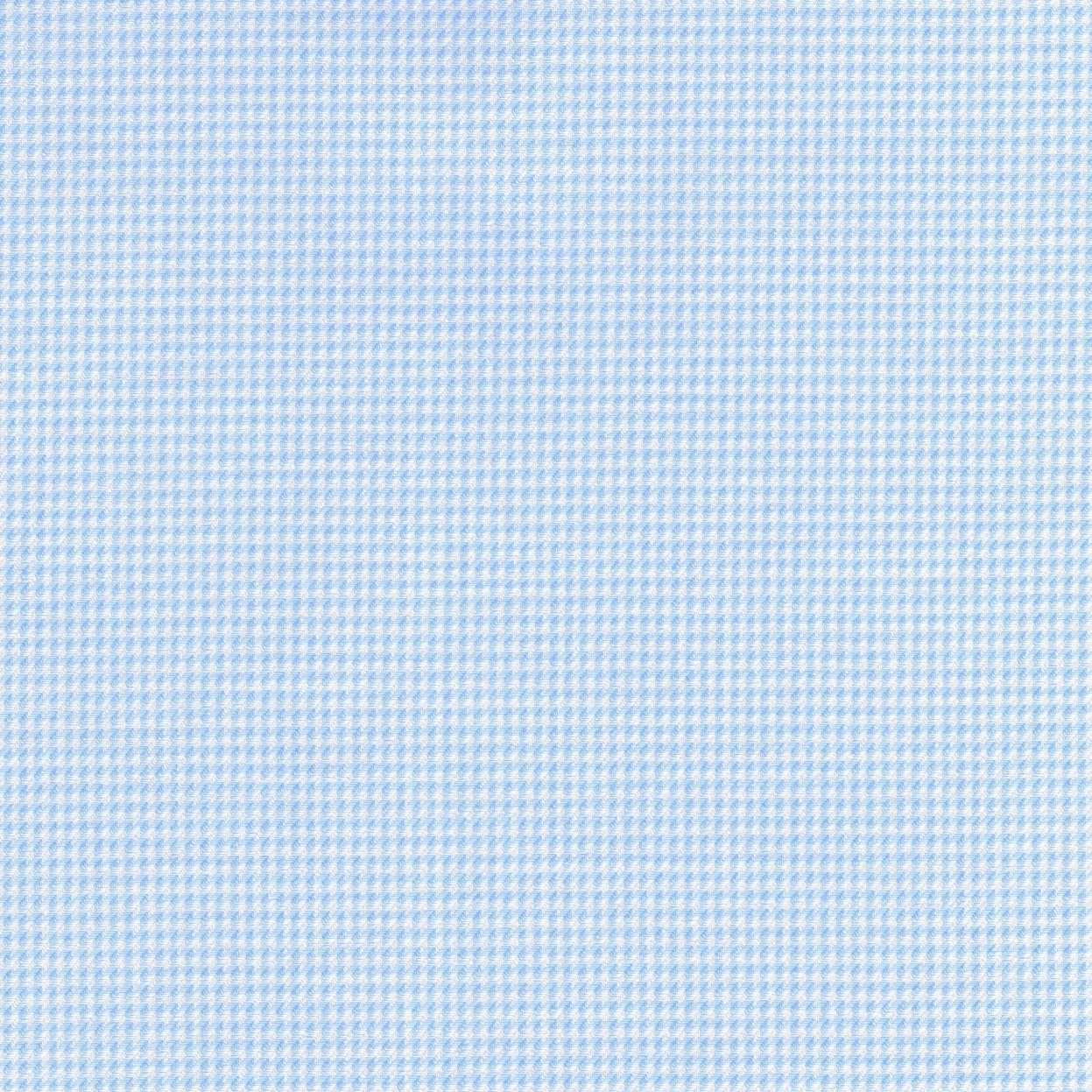 Light Blue and White Houndstooth Self Texture Shirt