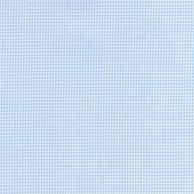 Light Blue and White Houndstooth Self Texture Shirt