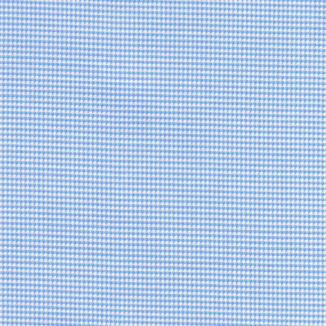 Blue and White Houndstooth Self Texture Shirt