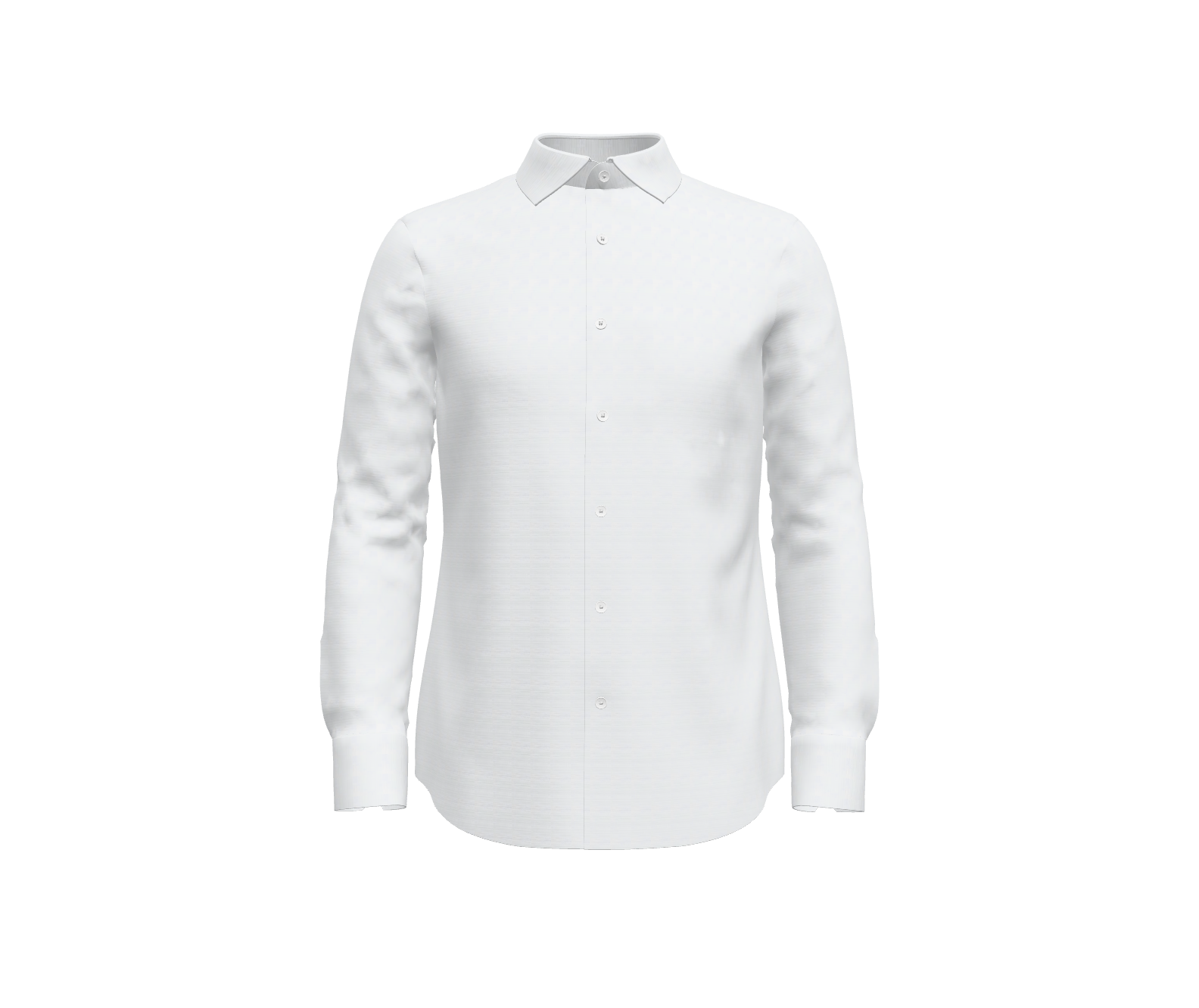 White Oxford Self Texture Shirt