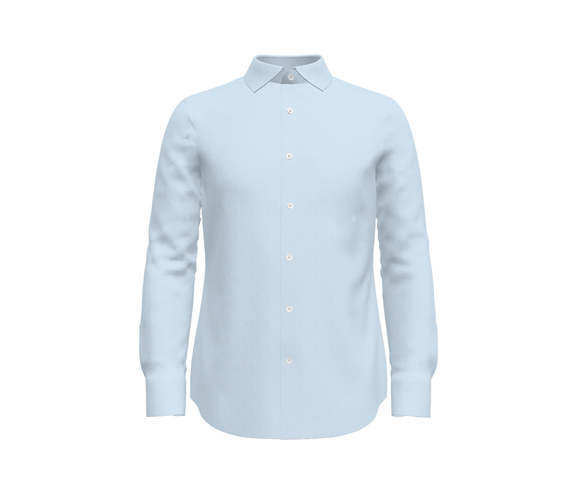 Light Oxford Self Texture Shirt