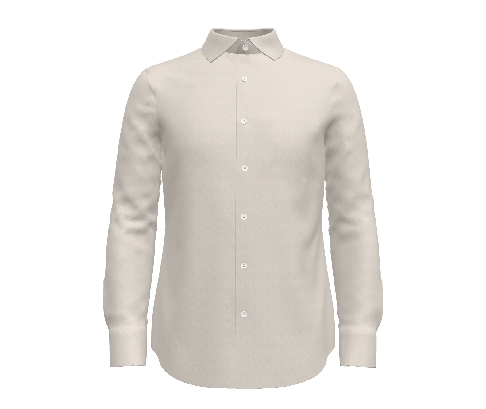 Taupe Herringbone Shirt