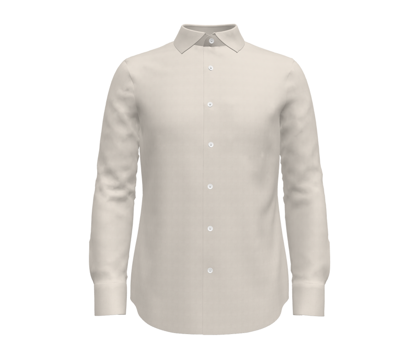 Taupe Herringbone Shirt