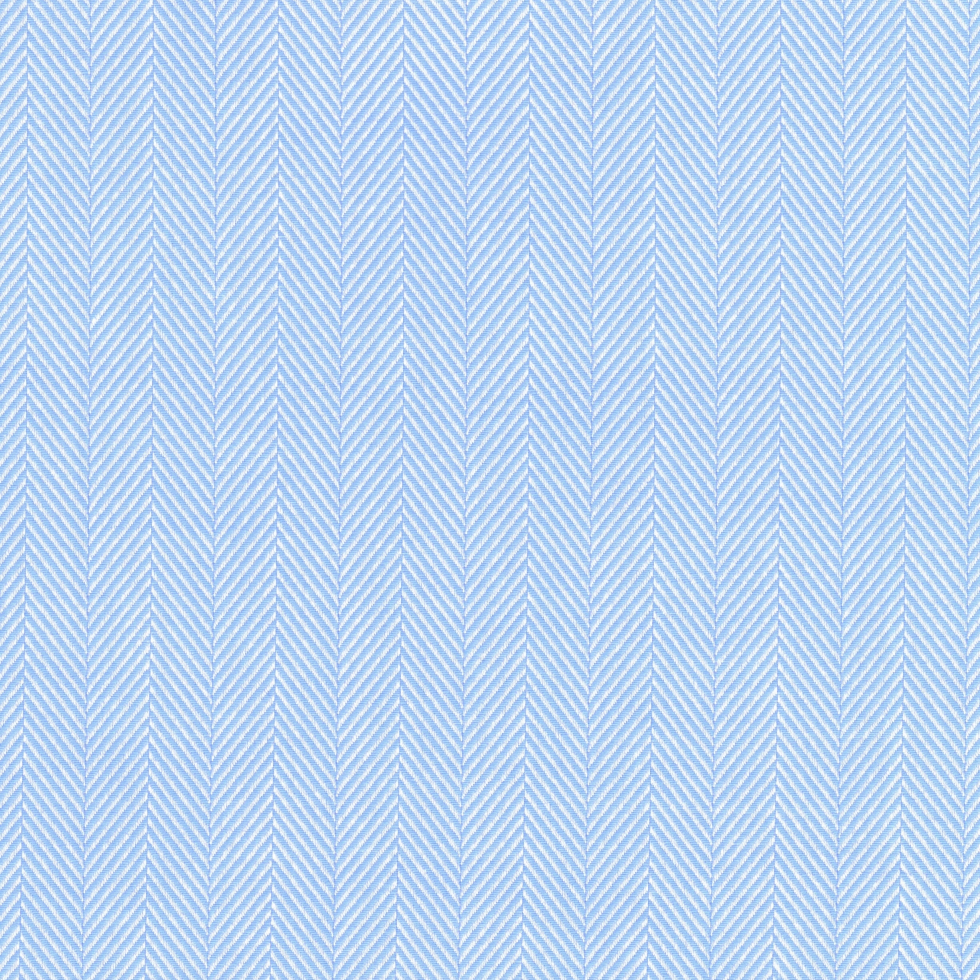 Light Blue Herringbone Shirt