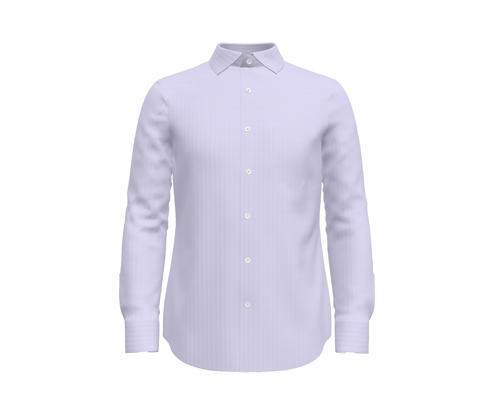 Light Purple Herringbone Shirt