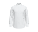 White Self Stripe Shirt