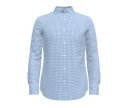 Blue and White Check Shirt