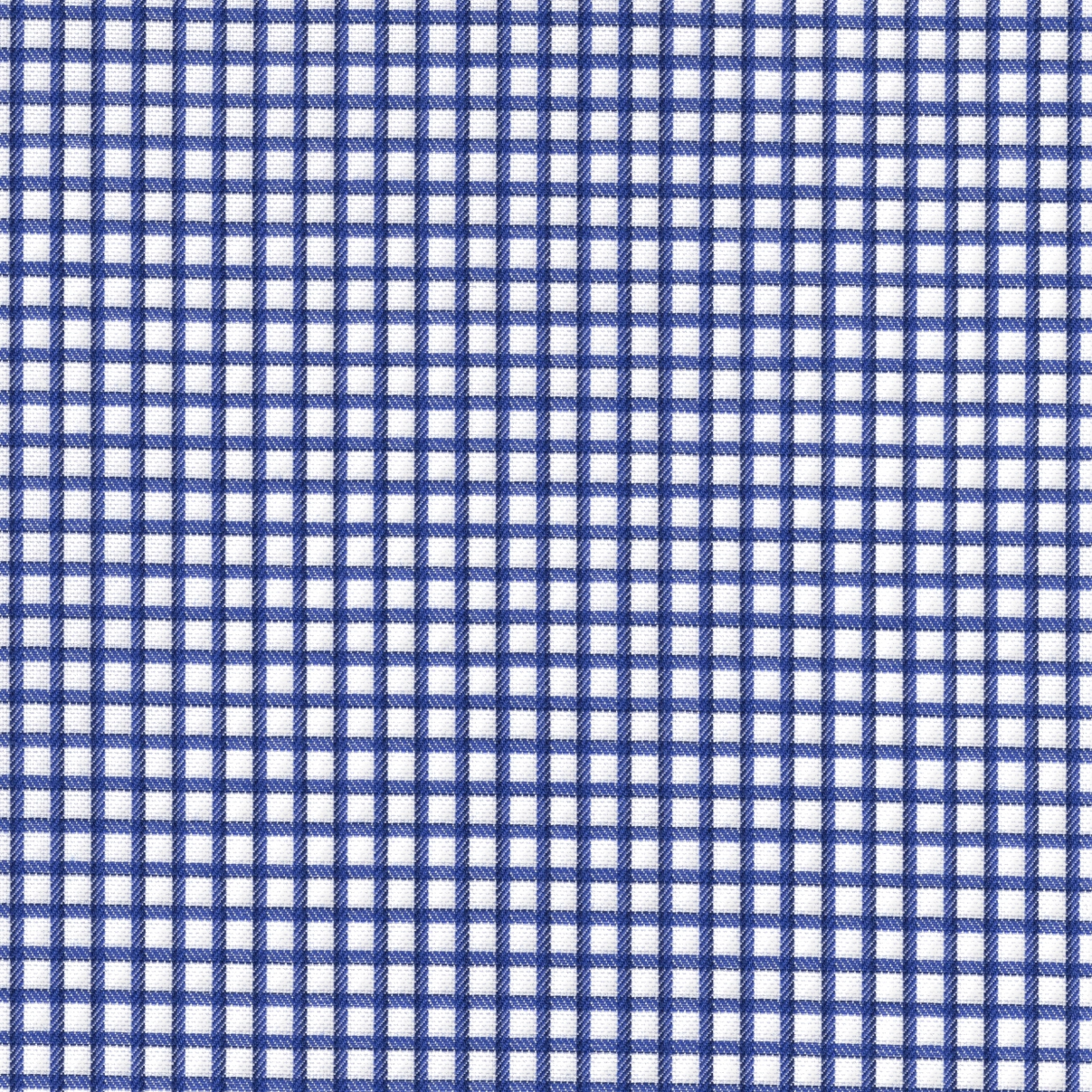 Navy and White Check Shirt