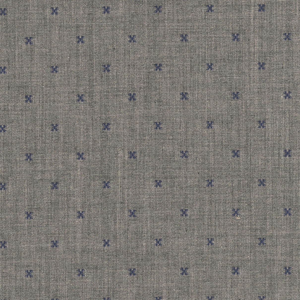 Grey with Navy Small Dot Pattern Shirt