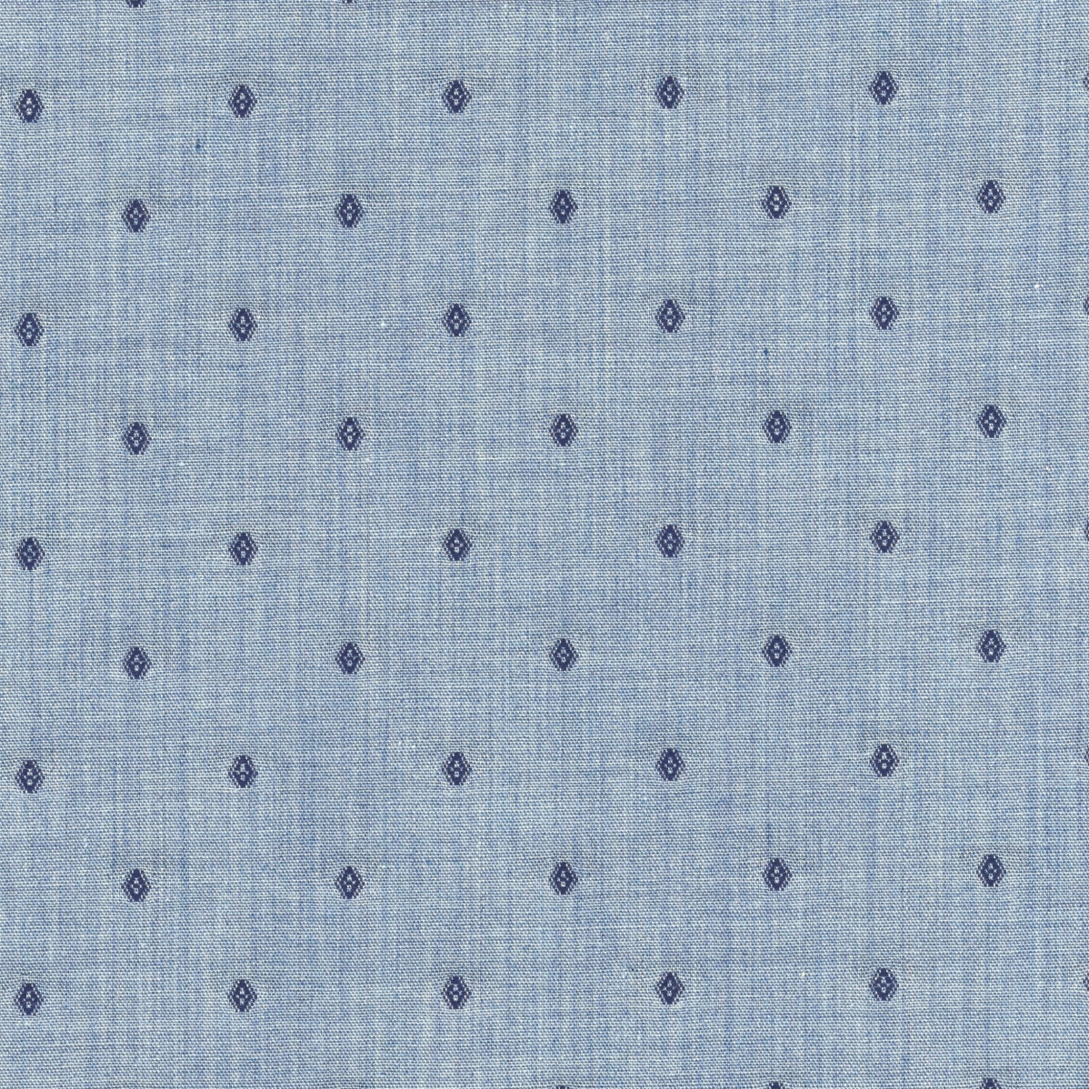 Light Blue with Navy Small Dot Pattern Shirt