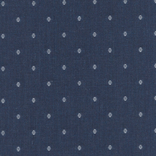 Navy with White Small Dot Pattern Shirt