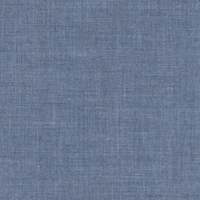 Denim Blue Solid Flannel Look Shirt