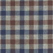 Blue, Brown and Grey Plaid Shirt