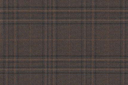 JT-2195001/G1-22967 Copper With Black Check Suit Fabric