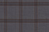 JT-2195008/G1-22973 Grey With Brown Windowpane Vest Fabric