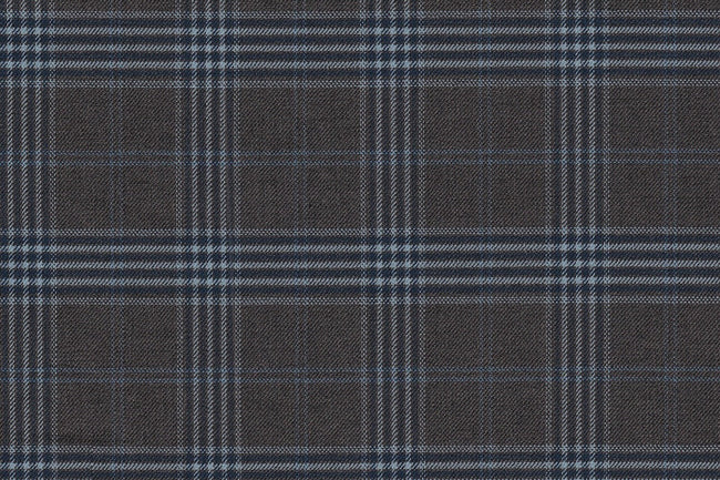 JT-2195013/G1-22978 Desert Taupe With Light Blue Check Pants Fabric