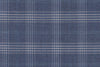 JT-2195015/G1-22980 Denim Blue With White Check Vest Fabric