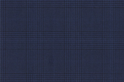 JT-2195019/G1-22984 Navy Blue Check Jacket Fabric