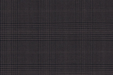 JT-2195027/G1-22992 Brown With Navy Check Suit Fabric
