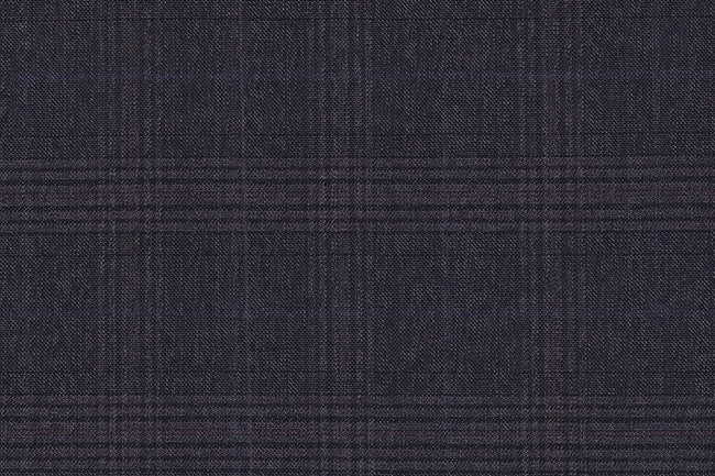 JT-2195032/G1-22997 Violet With Blue Check Pants Fabric