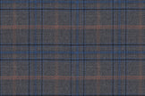 JT-2195033/G1-22998 Grey With Copper & Navy Check Suit Fabric